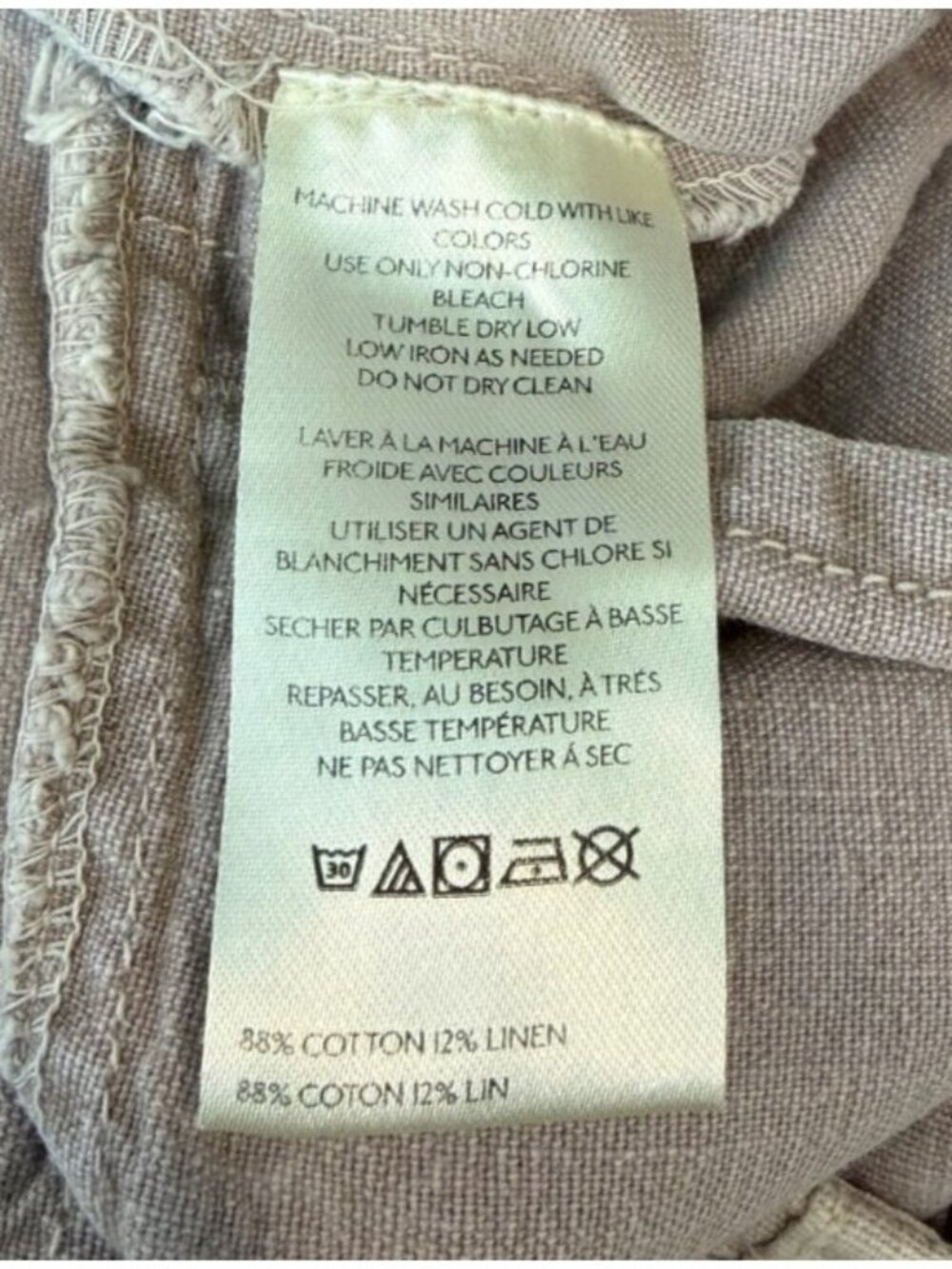 Free People Women's Sweet Talk Chino Trousers Pants Size 12 Phantom Gray - Picture 13 of 14